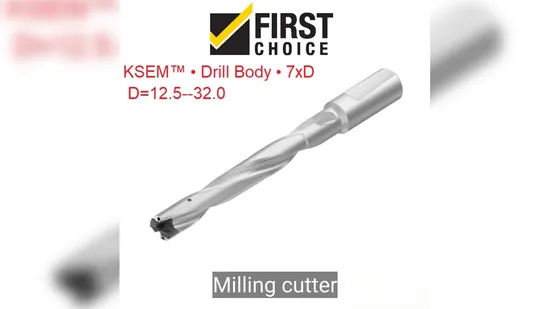 Replaceable Tip Drill Bit CNC Cutting Tool Ksem Modular Drill System